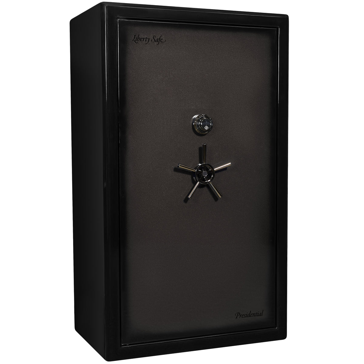 Presidential Series | Level 10 Security | 2.5 Hours Fire Protection | 50 | Dimensions: 72”(H) x 42”(W) x 27.75"(D*) | Gray Charcoal Gloss | Mechanical Lock - Closed