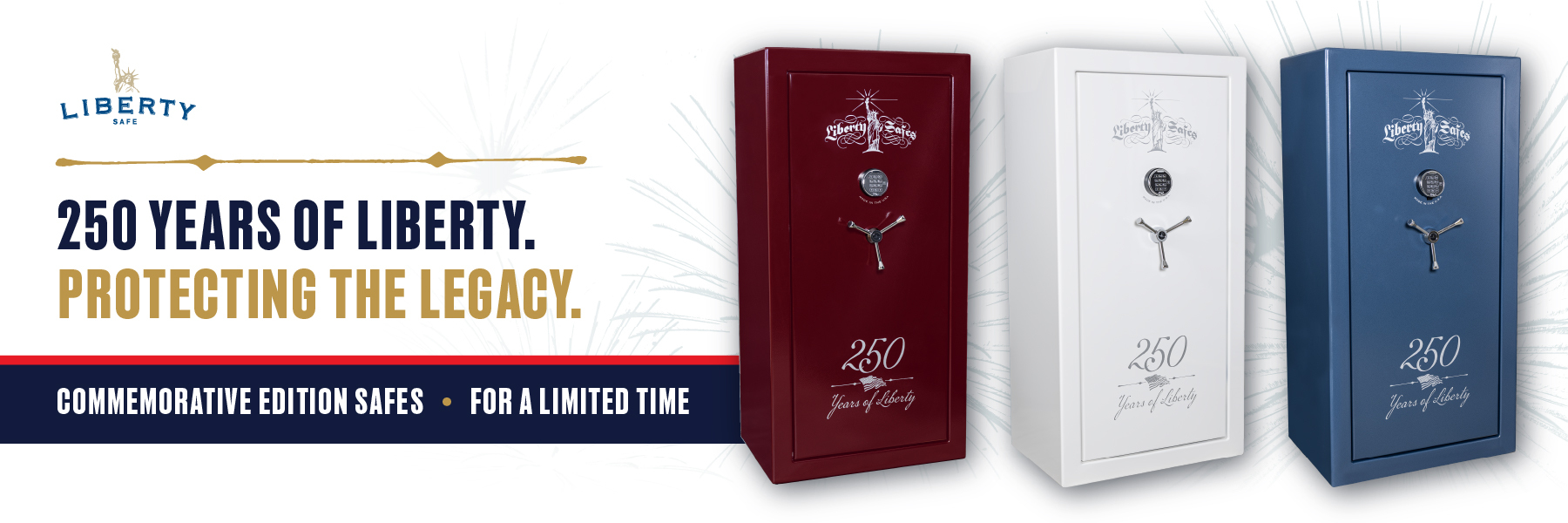 250th Commemorative Edition Safes from Liberty Safes of Oklahoma City your Liberty Safe dealer in Oklahoma CIty